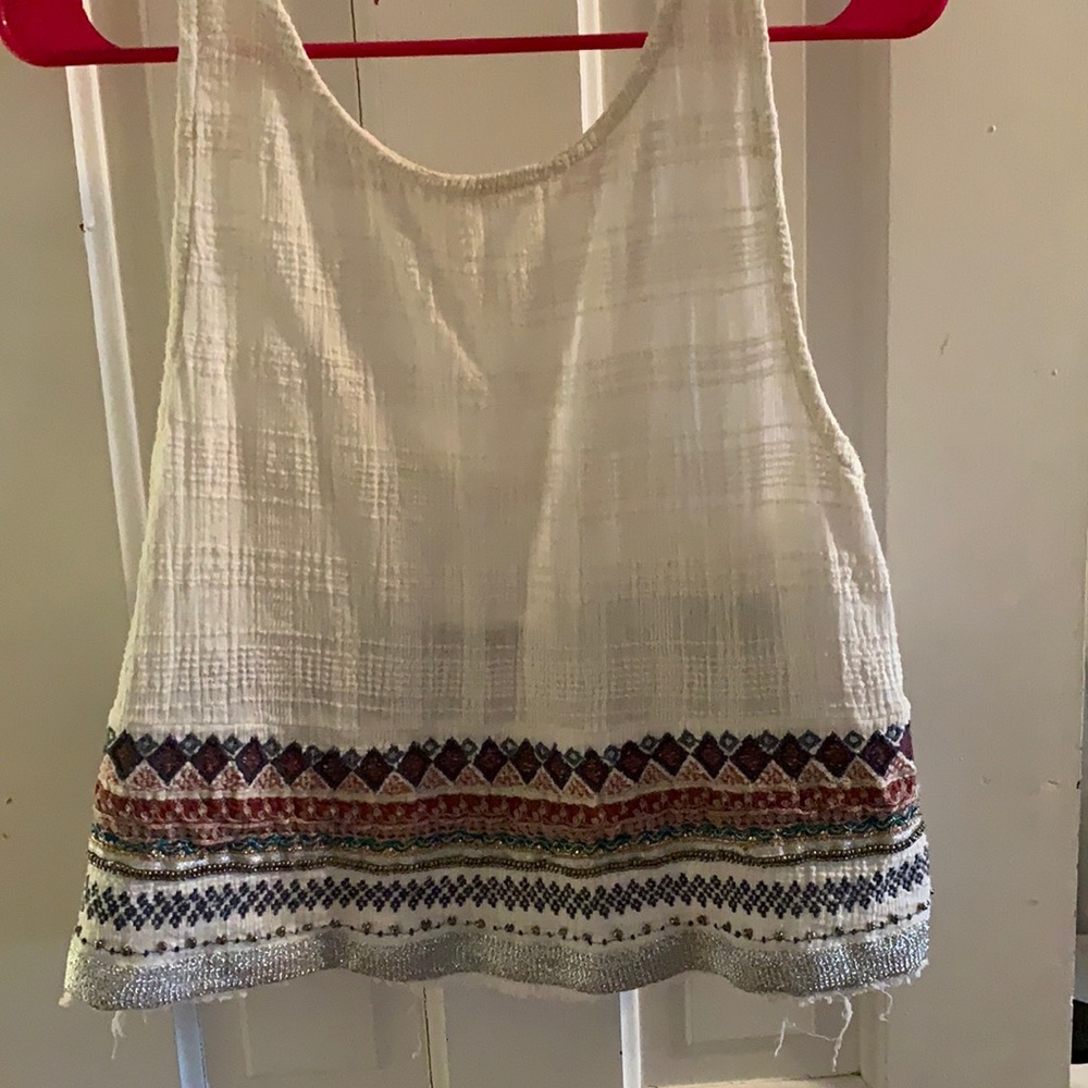 Boutique Embroidered Festival Tank Top